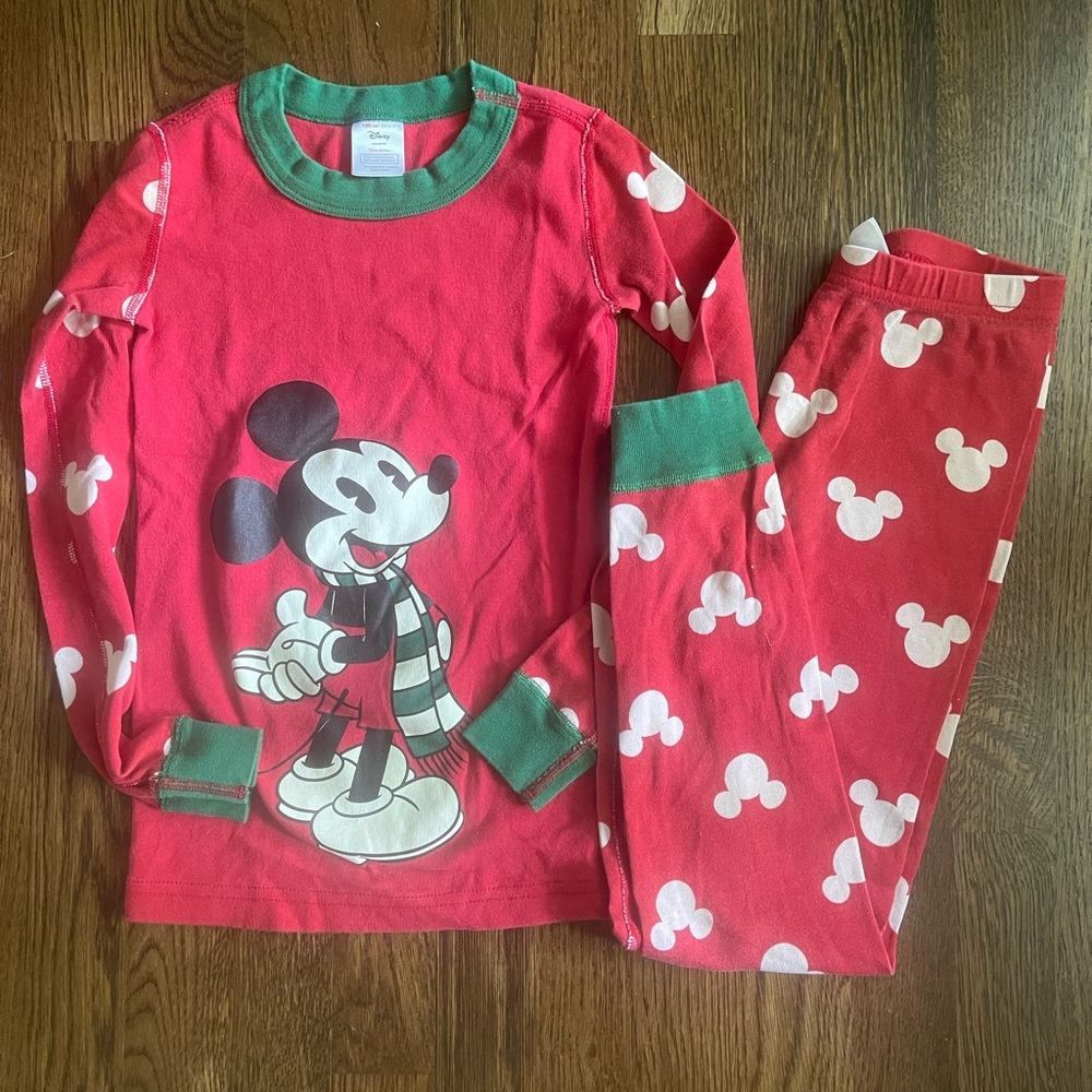 Mickey Mouse Hanna Andersson Christmas PJs